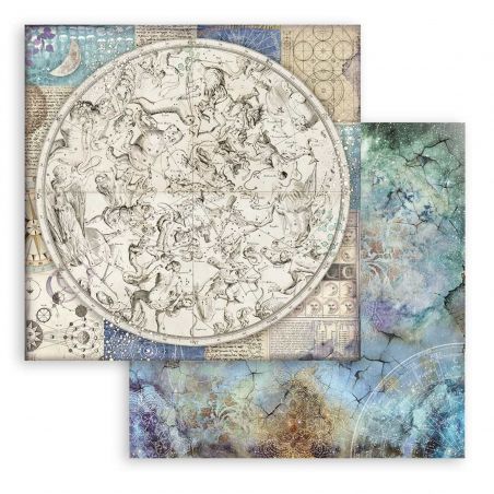 Stamperia International Tampone per Scrapbooking-Cosmos Infinity, Multicolore, 30,5 x 30,5 cm
