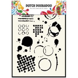 Dutch Doobadoo Pochoir Mask Art Carreaux Géométriques
