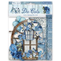 Die Cuts Stamperia Blue Land