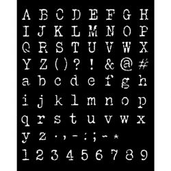 Stamperia Pochoir Alphabet...