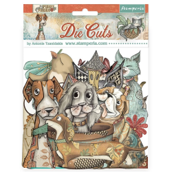 Die Cuts Stamperia Furry...