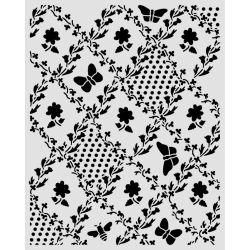 Stamperia Pochoir Daisy Art...