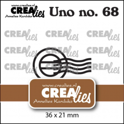 Crealies Uno Dies Postmark...