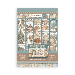 Washi Pad Stamperia White...