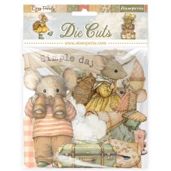 Die Cuts Stamperia Cozy Family