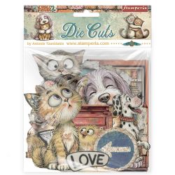 Die Cuts Stamperia Furry...