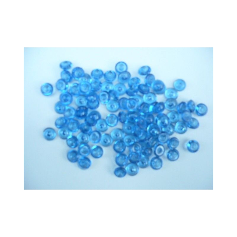 Gouttes d'eau Acryliques Couleur Bleu Foncé (100 Pcs)*