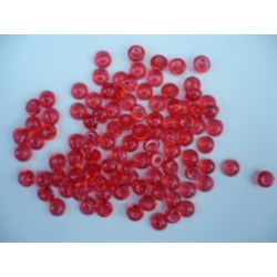 Gouttes d'eau Acryliques Couleur Rouge (100 Pcs)*