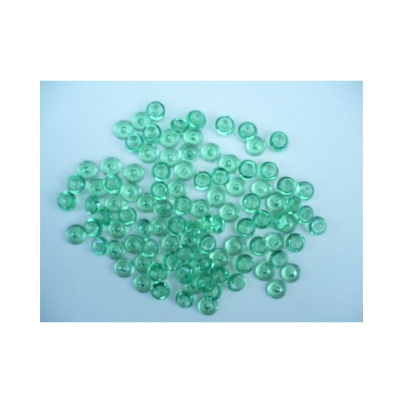 Gouttes d'eau Acryliques Couleur Vert Foncé (100 Pcs)*