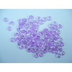 Gouttes d'eau Acryliques Couleur Lilas (100 Pcs)*