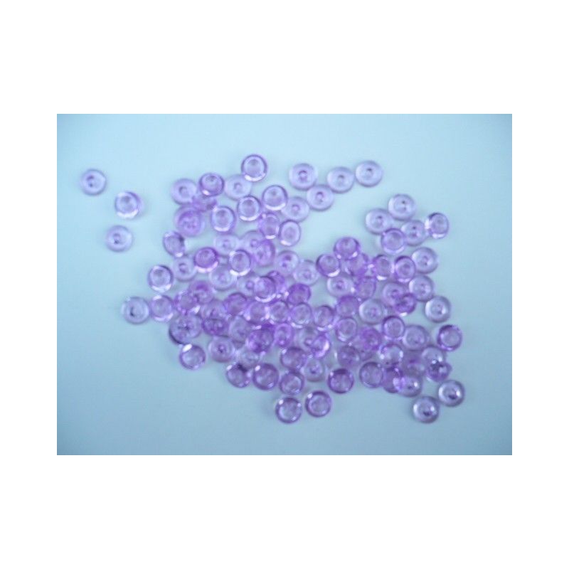 Gouttes d'eau Acryliques Couleur Lilas (100 Pcs)*