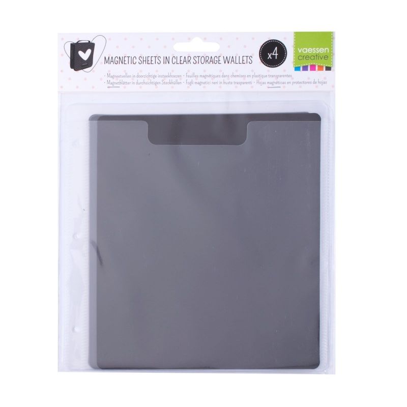 Feuilles Magnétiques dans Chemises en Plastique Transparent (4 PC) Feuilles Magnétiques dans Chemises en Plastique Transparent (4 PC)