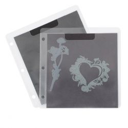 Feuilles Magnétiques dans Chemises en Plastique Transparent