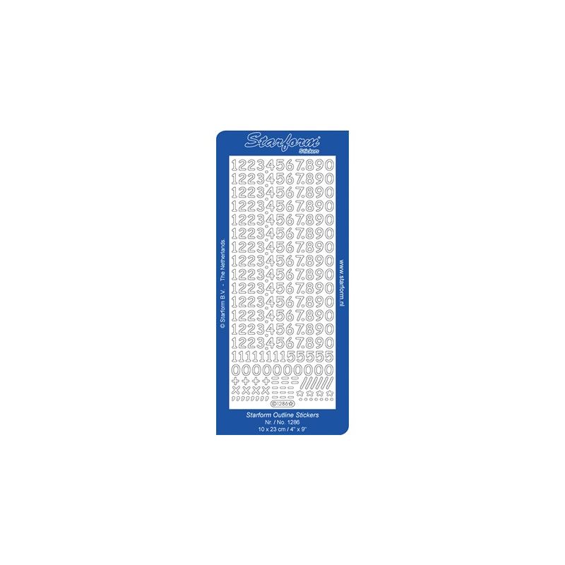 Peel Off Chiffres 1286 Couleur Or Peel Off Chiffres 1286 Couleur Or
