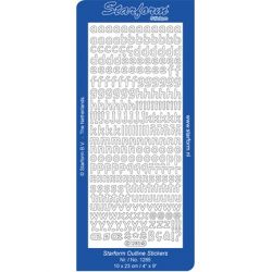 Peel Off Alphabet 1285 Couleur Or
