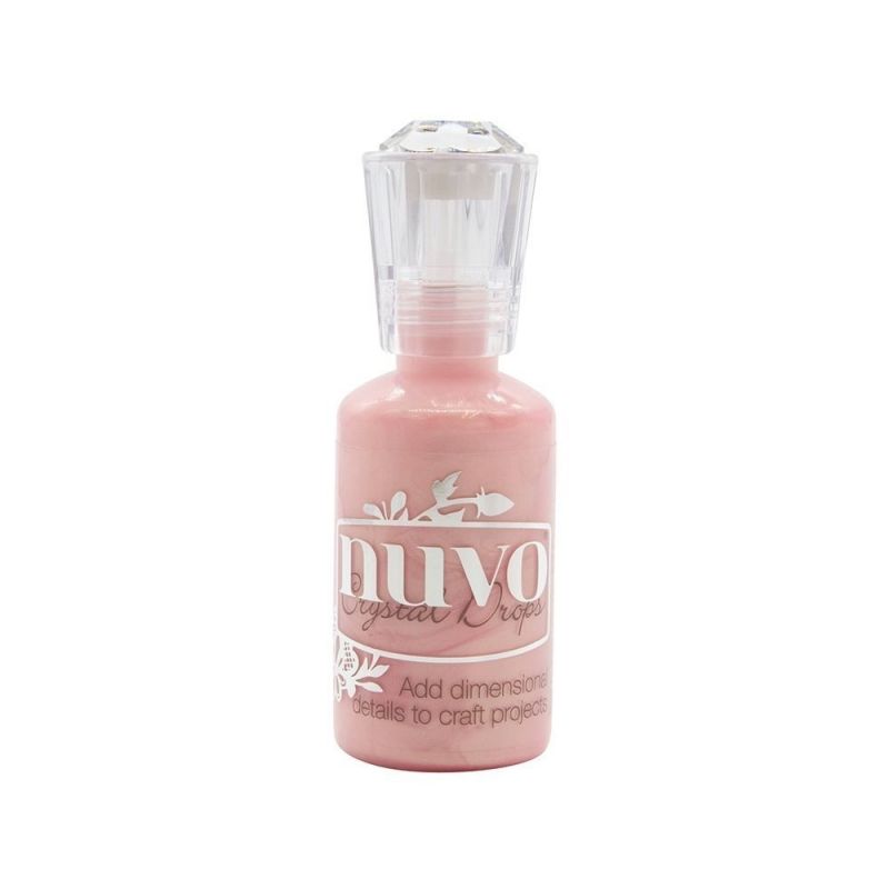 Nuvo Crystal Drops Metallic Shimmering Rose