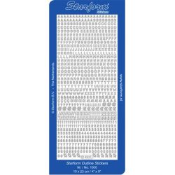 Peel Off Alphabet 1000 Couleur Or