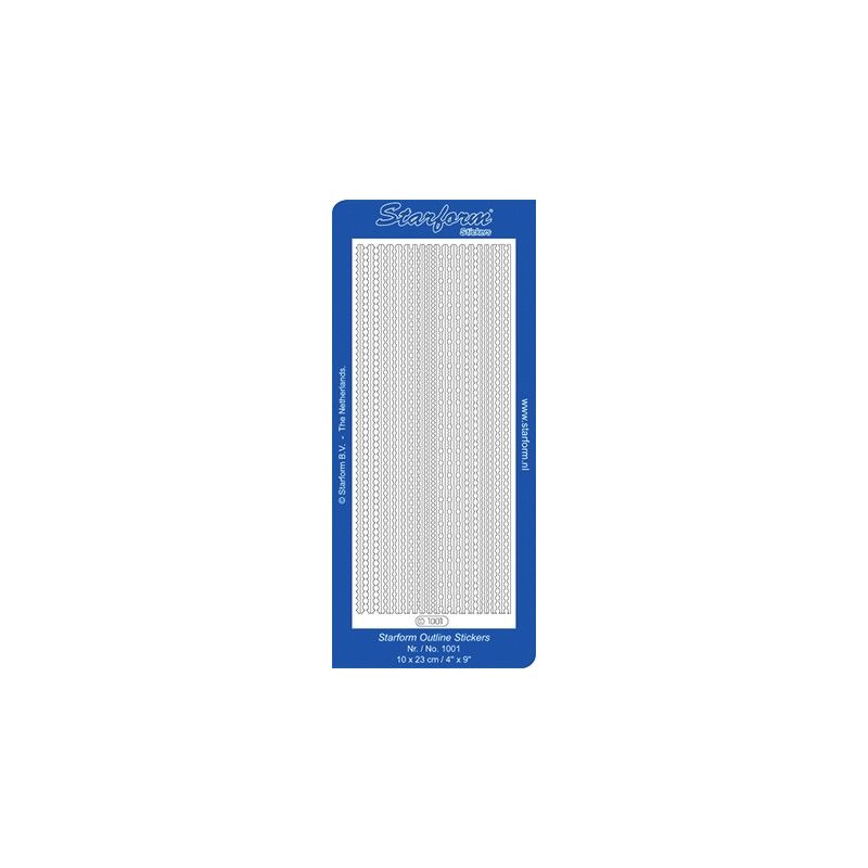Peel Off Bordures 1001 Couleur Argent Peel Off Bordures 1001 Couleur Argent