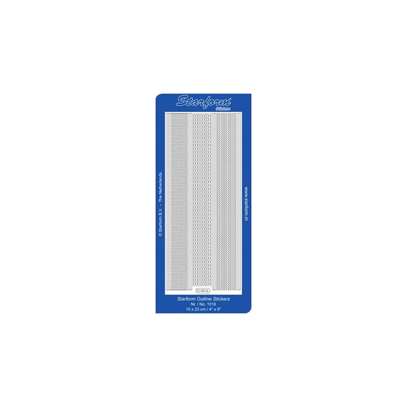 Peel Off Bordures 1016 Couleur Argent Peel Off Bordures 1016 Couleur Argent