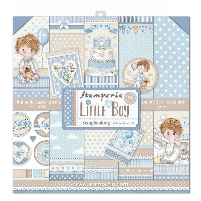 Kit Papiers Stamperia Little Boy