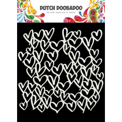 Dutch Doobadoo Pochoir Mask Art Coeurs