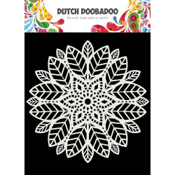 Dutch Doobadoo Pochoir Mask Art Mandala Feuilles