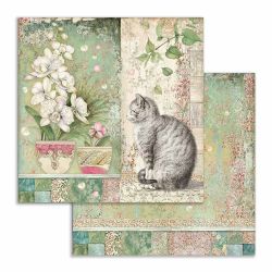 Kit Papiers Stamperia Orchids and Cats