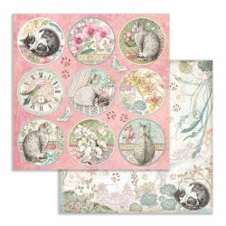 Kit Papiers Stamperia Orchids and Cats