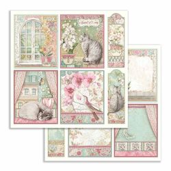 Kit Papiers Stamperia Orchids and Cats