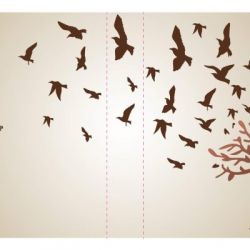 Classeur Scrapbooking Beige Arbre
