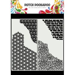 Dutch Doobadoo Pochoir Mask Art Cracked Patterns