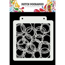 Dutch Doobadoo Pochoir Mask Art Grunge Circles
